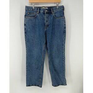 Indigo Palms Denim Jeans Mens 35x30 Blue Straight Leg Classic Medium Wash‎ Pants